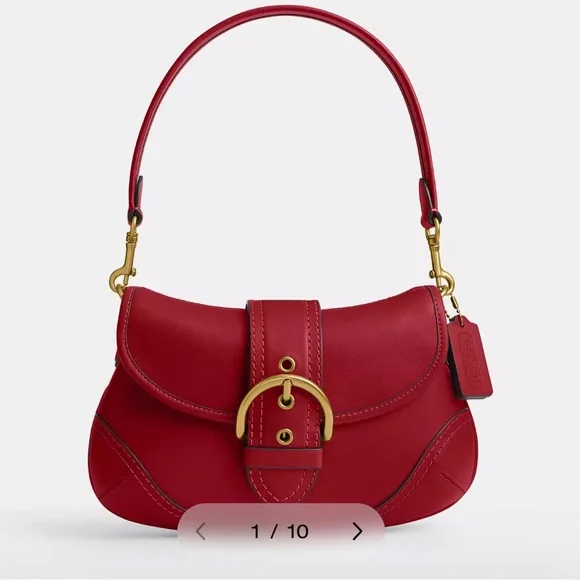 Coach | Bags | Coach Soho Flap Bag In Ruby | Poshmark